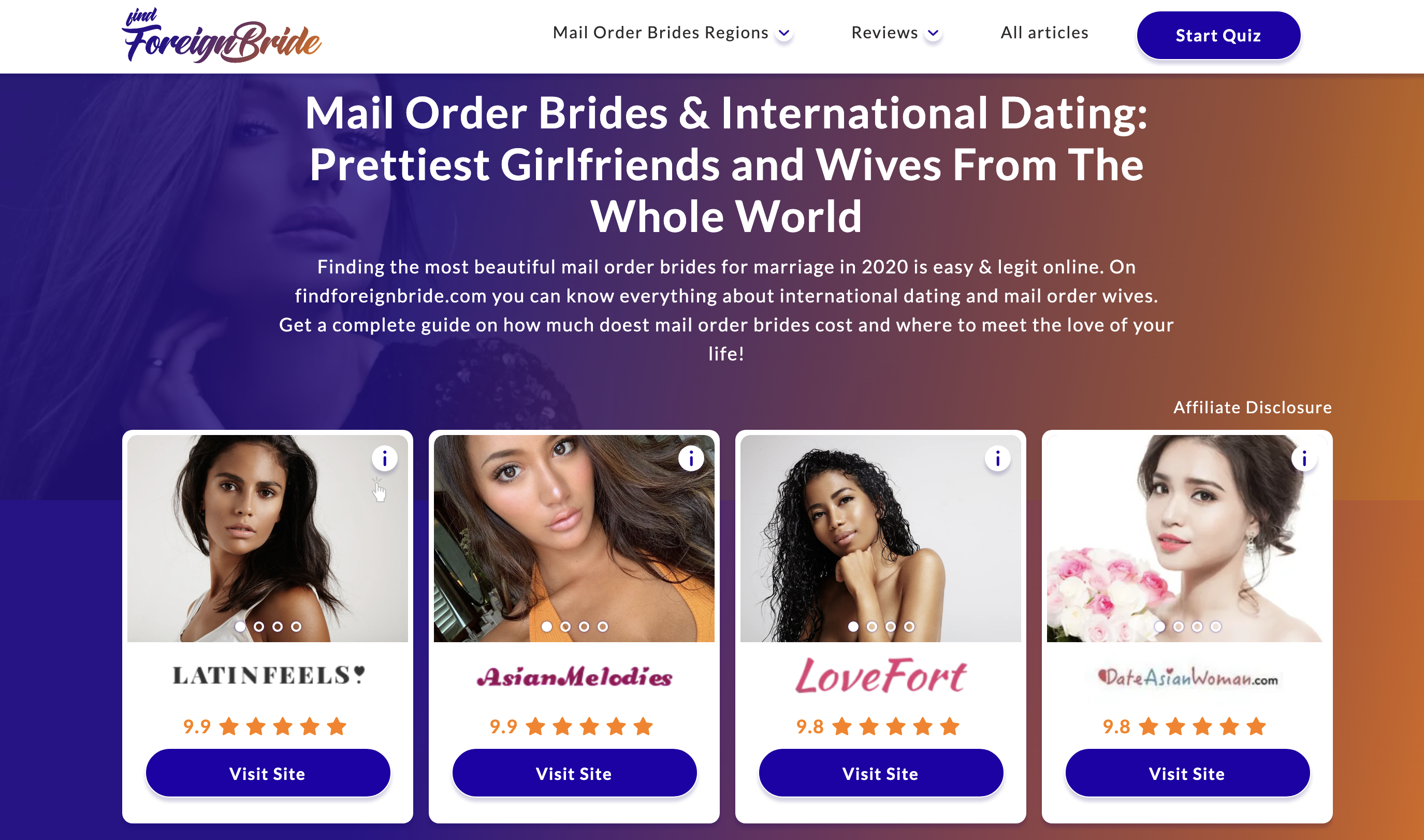 findforeignbride.com screen